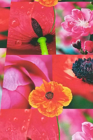 Dekoratív szövet JAPANES GARDEN digitális nyomtatás