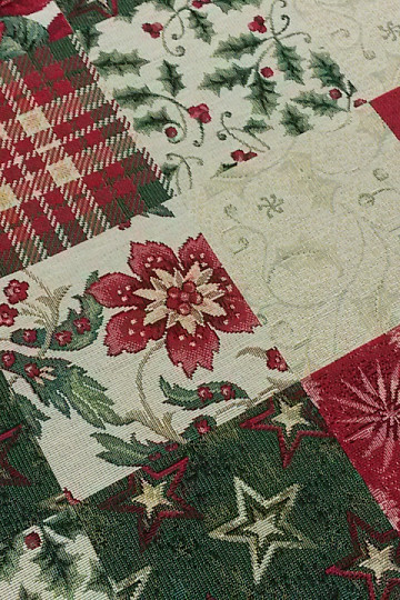 Gobelin szövet Karácsonyi rózsa HOLLY