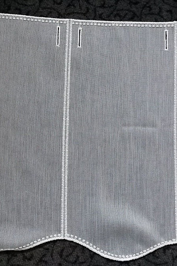 Modern hímzett függöny 11497 fehér