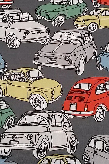Dekoratív szövet CARS szürke