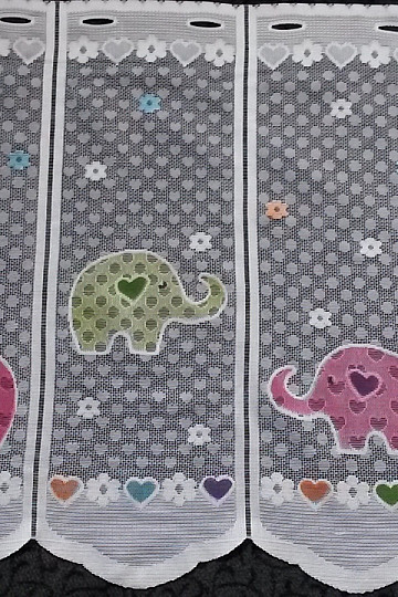 Gyerek jacquard függöny ELEPHANTS I