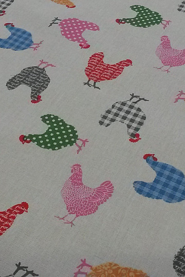 Dekoratív szövet MINI HENS 1