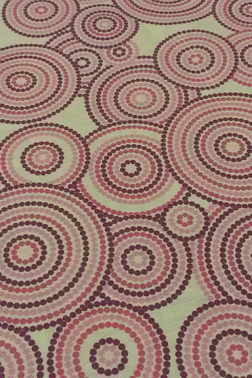 Dekoratív szövet MANDALA ECO lila
