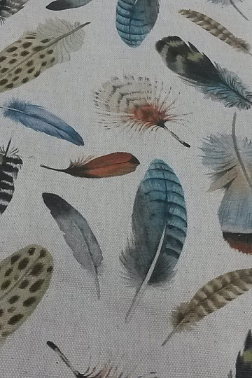 Dekoratív szövet OTONO FEATHERS 601 digitális nyomat