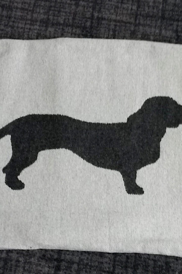 DF bevonat kutyák számára DACHSHUND St. szürke