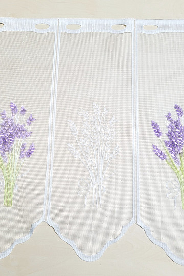 Jacquard függöny ólomüveghez LEVENDULA