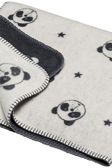 Gyermek pamut takaró DF PANDA 100x150