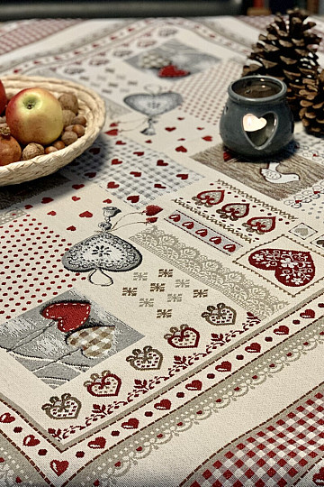 Gobelin terítő és sál A TERMÉSZET SZÍVE