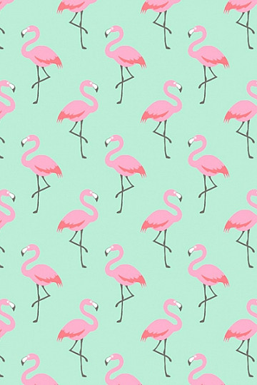 FLAMINGO türkiz pamut szövet