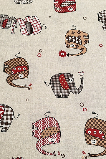 Dekoratív szövet ELEPHANT