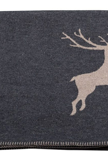 Pamut takaró DF SYLT DEER ANTHRACITE