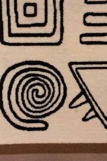 Design gyapjú darab szőnyeg művészet III