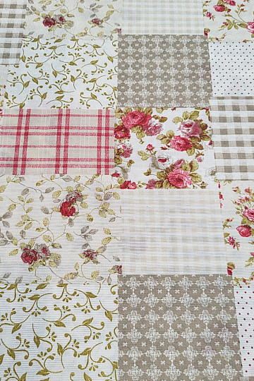 Dekoratív anyag ROSE MARTA patchwork