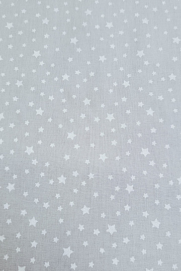 STARS szürke pamutszövet
