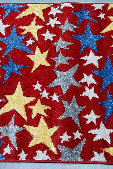 Gyermek darab szőnyeg STARS piros! Utolsó darabok!