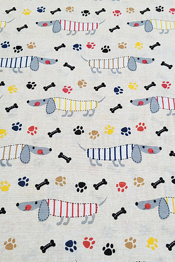 Dekoratív anyag DACHSHUND MORRIS szürke
