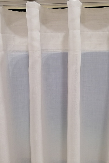 Rakott szalag ERFALTE a függönyön 9 cm, 1: 2