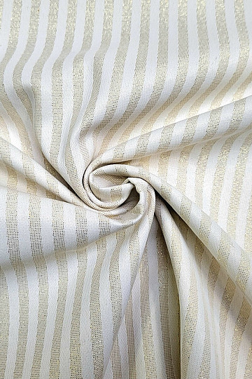 Dekoratív jacquard szövet STRIPES arany