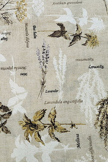 Dekoratív szövet BOTANICO barna