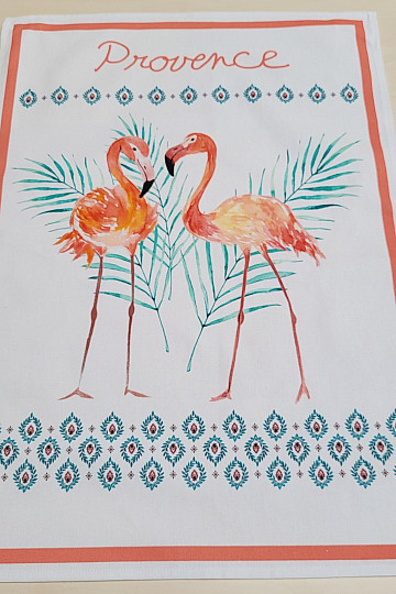 Törölköző retro design FLAMINGÓ