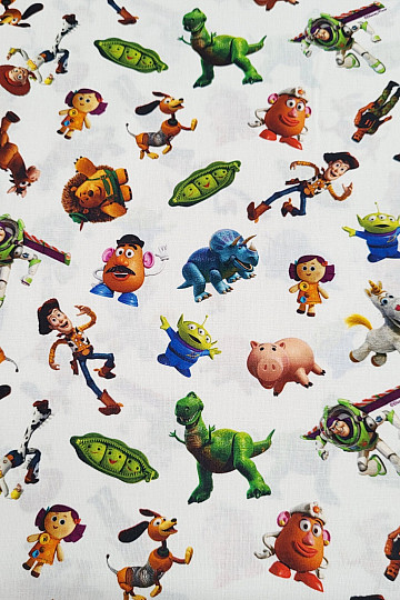 TOY STORY pamutszövet