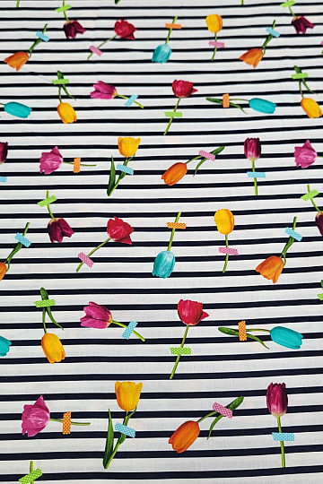 Pamutszövet TULIPS