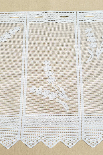 Modern jacquard függöny ólomüveghez LAVENDER A370601