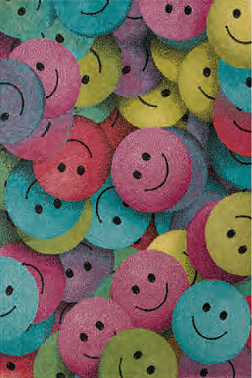 Gyerek darab szőnyeg PLAY smiley
