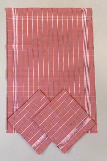Konyhatörlő CUBE OLD PINK3 db