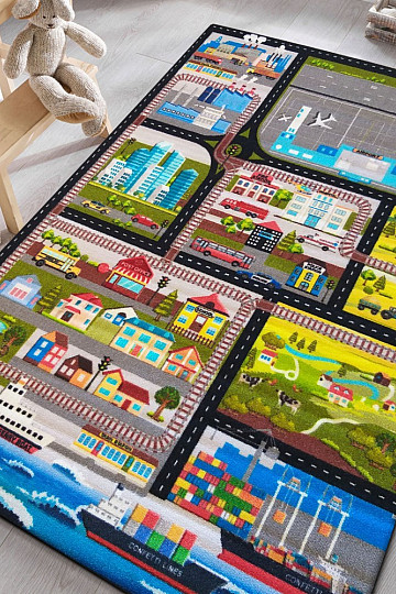 !ÚJDONSÁG! Gyerek darab szőnyeg SWEET KIDS város