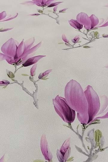 Dekoratív szövet BLACK OUT MAGNOLIA