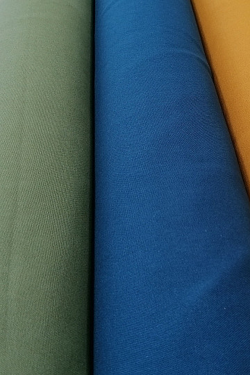 Pamutszövet UNI KHAKI durva pamut 220g