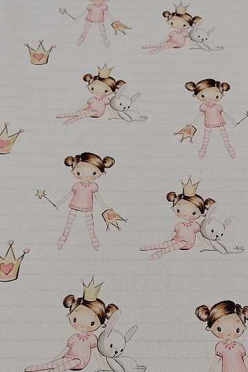 Gyerek dekoratív szövet KIS PRINCESS
