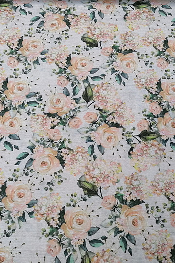 Dekoratív szövet ZELDA FLOWERS
