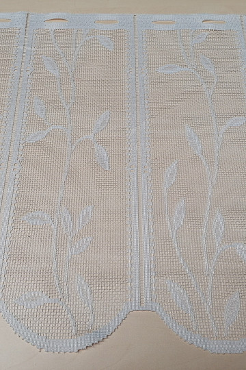 Jacquard függöny ólomüveg leveleken