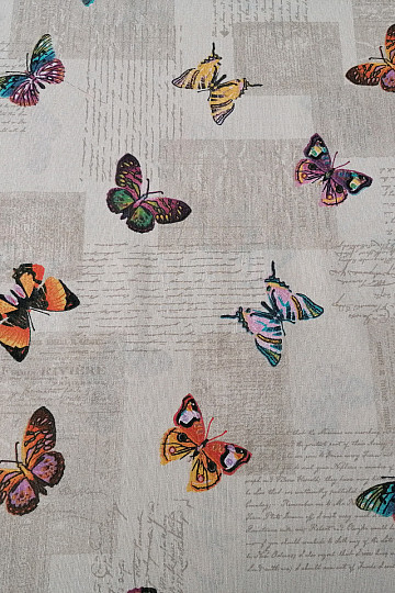 Dekoratív szövet PILLANGÓK papillon