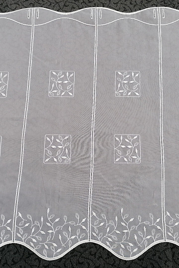 Ólomüveg függöny - voile V550 hímzéssel