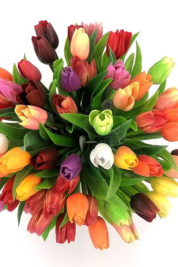 A tulipánok keverik a színeket
