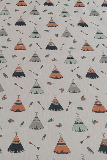 Teepee pamut szövet