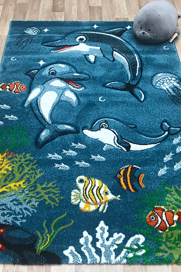 Gyerek darab szőnyeg DOLPHINS