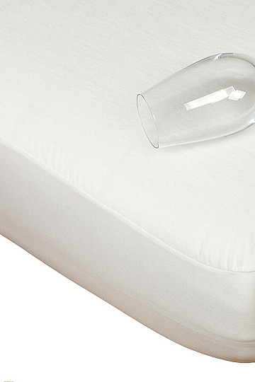Vízálló lepedő - matracvédő TENCEL fehér