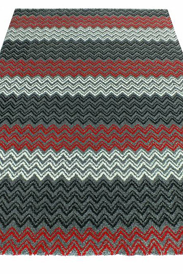 Modern szőnyeg ZIG ZAG piros