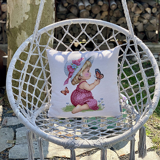 Gobelin párnahuzat KISLÁNY