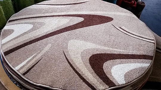 szőnyeg kör Kávé bézs