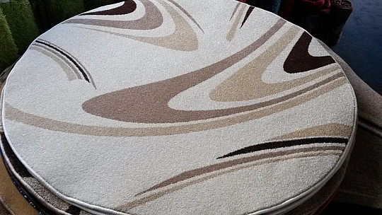 szőnyeg kör Kávé krém