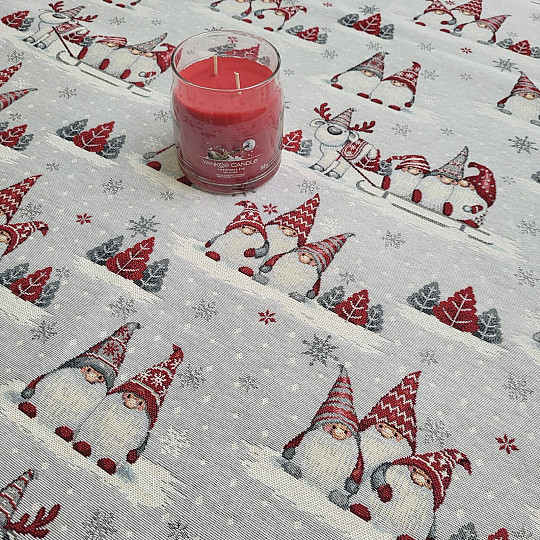 Gobelin terítő és sál KARÁCSONYI MANÓK 2