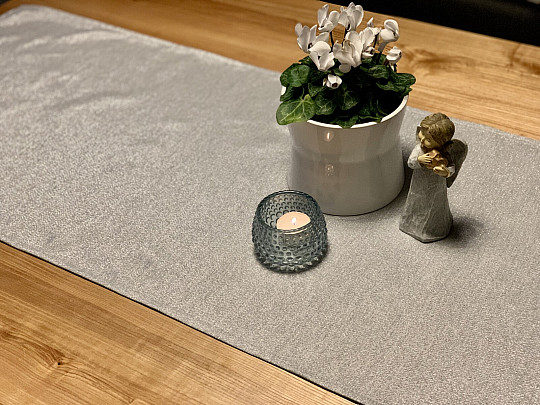 Karácsonyi terítők és sálak FLASH SILVER szürke