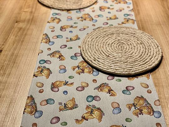 Gobelin terítő és sál húsvéti SÁRGA ÉGÉS