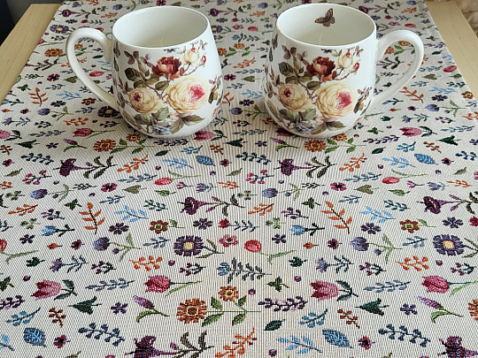 Gobelin terítő és sál GARDEN