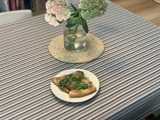 Abrosz és sál TOSCANA VALERY MULTI STRIPE bordó